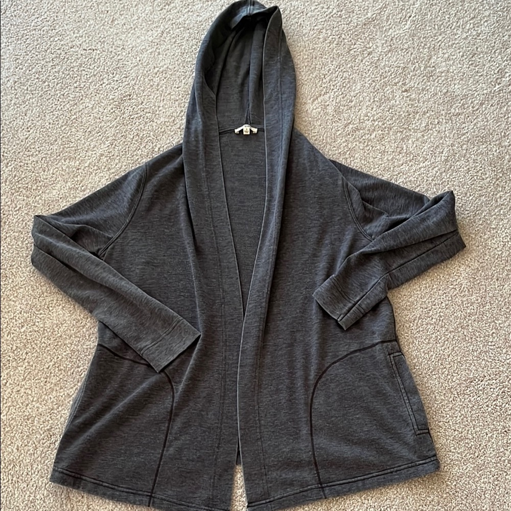 Splendid eco Gray Hooded Women's cardigan